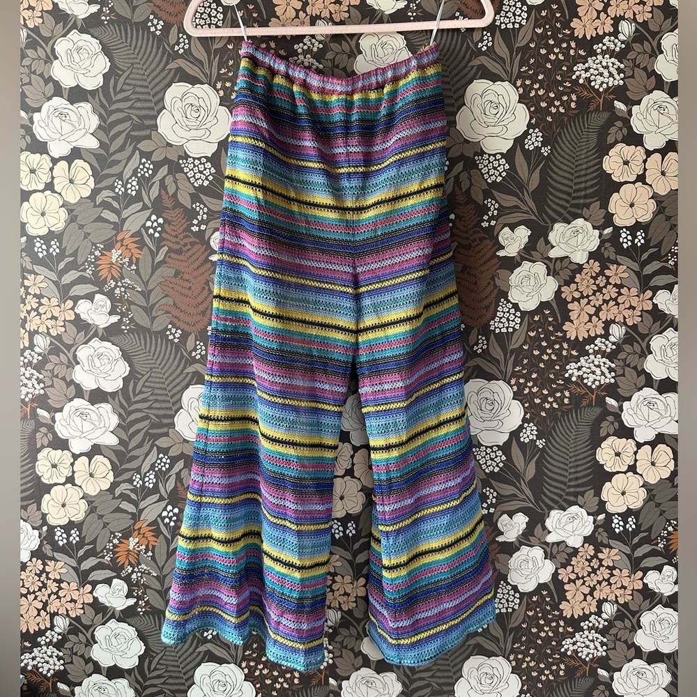 NWOT MAJORELLE Rebecca Pant in rainbow size small - Picture 6 of 6
